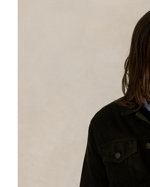 This version of our iconic trucker jacket is rendered in lightweight suede that has been specially treated for additional dimension.