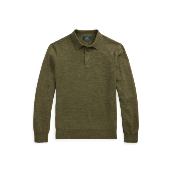 Pull col polo en laine - Polo Ralph Lauren - Modalova
