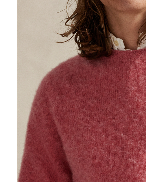 Available in an array of bright colours, this jumper is made in Scotland using thick-gauge wool yarn and a seamless circular-knitting technique.
