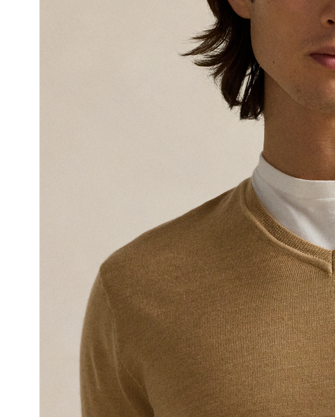 Finished with our signature embroidered Pony, this lightweight jumper is finely knit with wool yarn from Italy that is machine washable and worsted for a smooth texture.