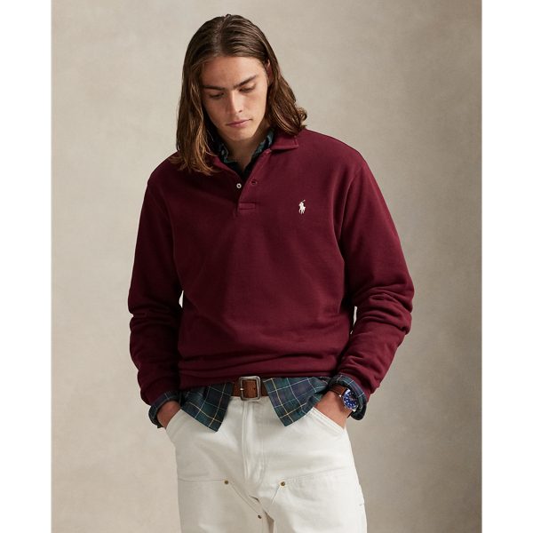 Lighter in weight than our RL Fleece, this loopback cotton sweatshirt is specially washed for a vintage-inspired look and features a soft terry-like interior.