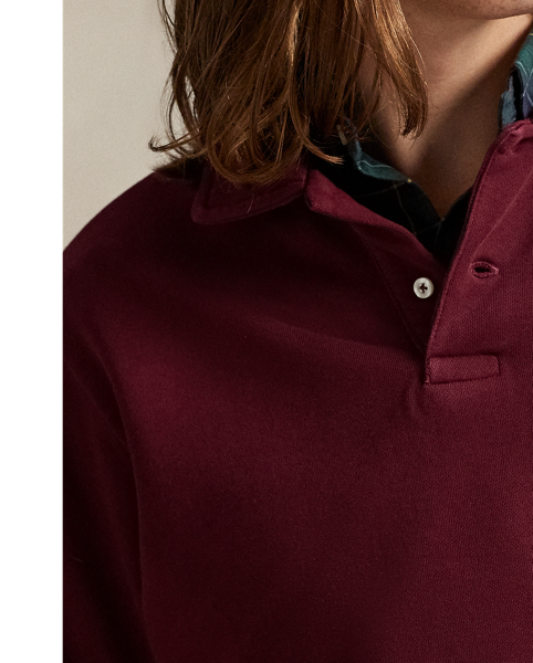 Lighter in weight than our RL Fleece, this loopback cotton sweatshirt is specially washed for a vintage-inspired look and features a soft terry-like interior.