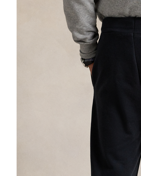 Lighter in weight than our RL Fleece, these loopback cotton trousers are specially washed for a vintage-inspired look and feature a soft terry-like interior.