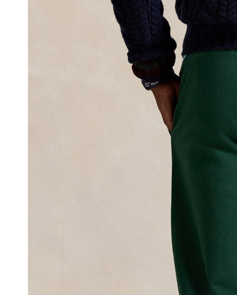 Lighter in weight than our RL Fleece, these loopback cotton trousers are specially washed for a vintage-inspired look and feature a soft terry-like interior.