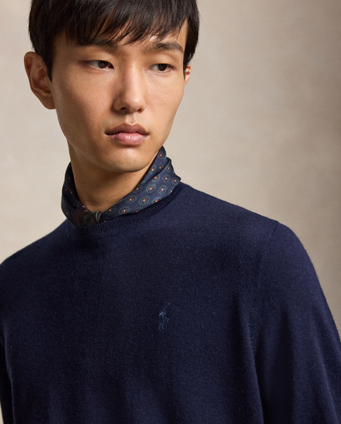 Maglia a Girocollo in Lana Lavabile Ralph Lauren