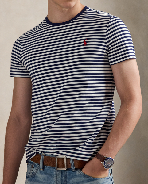 Maglietta a righe Ralph Lauren Slim-Fit - Stile senza tempo
