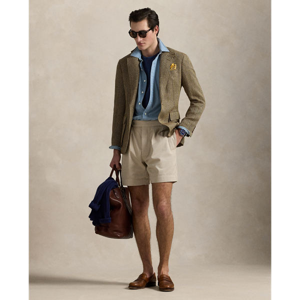 These shorts combine rustic cotton twill with a surplus-inspired silhouette for a rugged look that's quintessentially Polo.