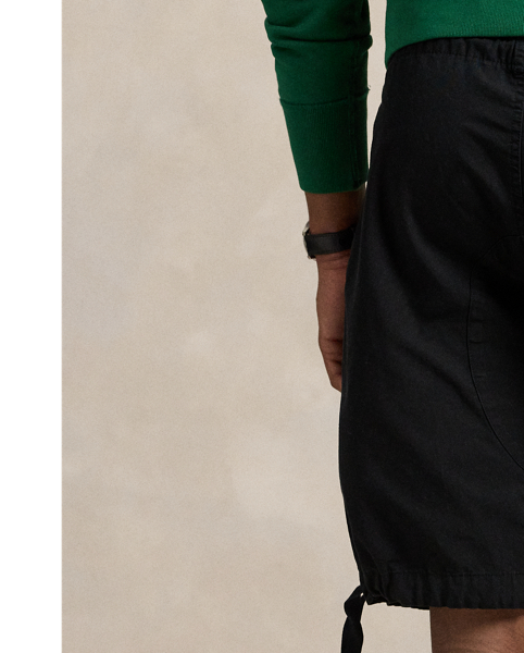 These shorts draw inspiration from a pair of a vintage surplus trousers from the mid-1950s and are made with lightweight cotton canvas.