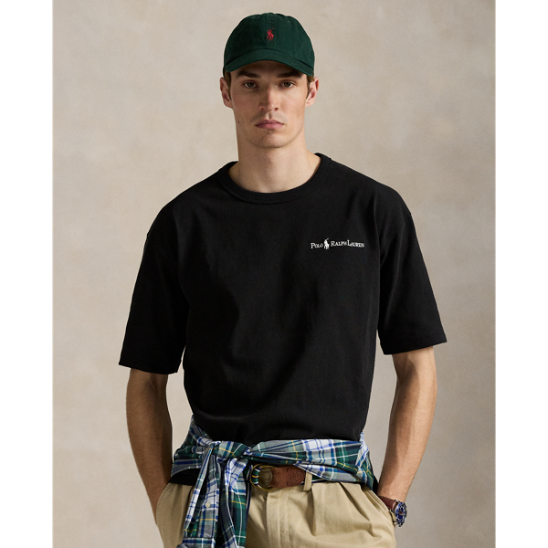 Along with our signature Pony, this cotton T-shirt features our logo intricately embroidered on the chest.