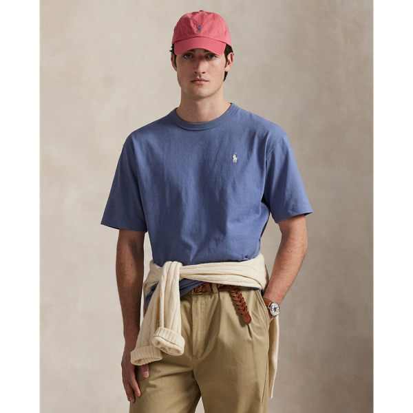 Along with our signature Pony, this cotton T-shirt features our logo intricately embroidered on the back.