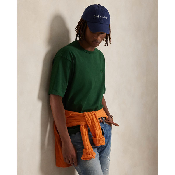 Along with our signature Pony, this cotton T-shirt features our logo intricately embroidered on the back.