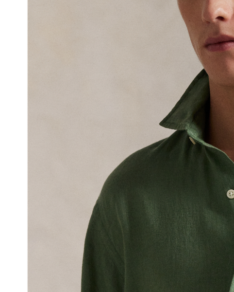 This shirt is crafted from lightweight linen and finished with our signature embroidered Pony for an iconic Polo look.