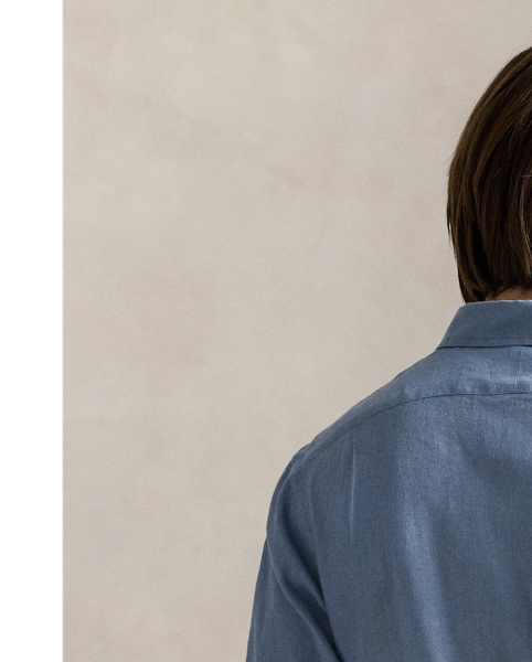 This shirt is crafted from lightweight linen and finished with our signature embroidered Pony for an iconic Polo look.