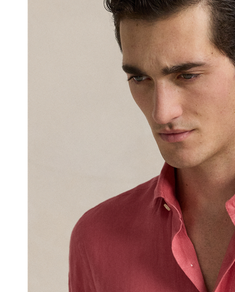 This shirt is crafted from lightweight linen and finished with our signature embroidered Pony for an iconic Polo look.