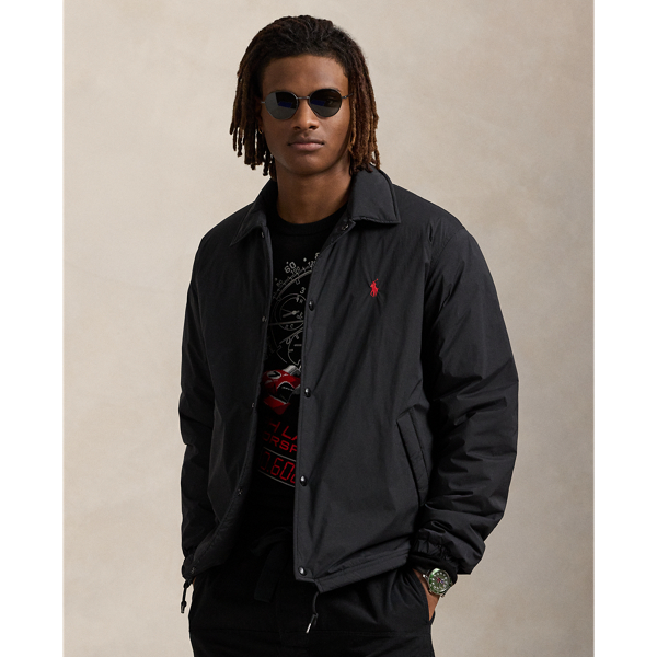 We have modernised a classic athletic-inspired silhouette with water-repellent stretch fabric and an insulating down-alternative fill to create this ultra-lightweight jacket.