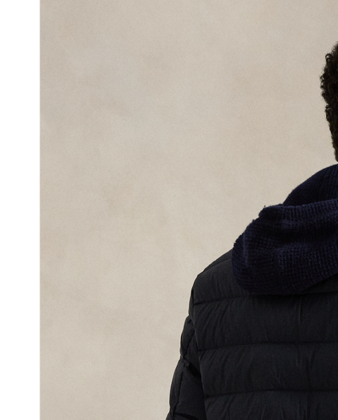 This jacket is crafted from a matte water-repellent fabric and insulated with 650-fill-power down. It also packs into its own pocket for on-the-go convenience.