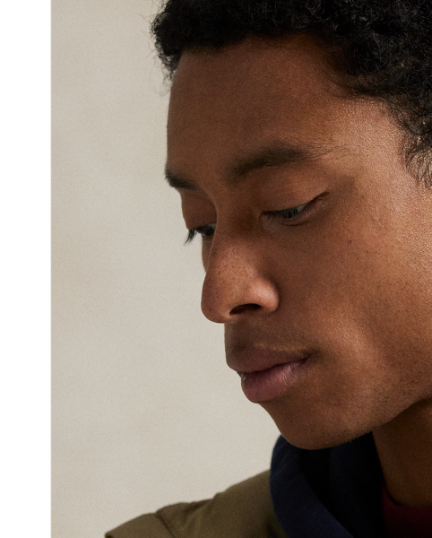 This jacket is crafted from a matte water-repellent fabric and insulated with 650-fill-power down. It also packs into its own pocket for on-the-go convenience.