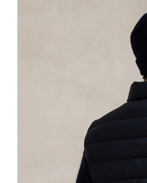 This gilet is crafted from a matte water-repellent fabric and insulated with 650-fill-power down. It also packs into its own pocket for on-the-go convenience.