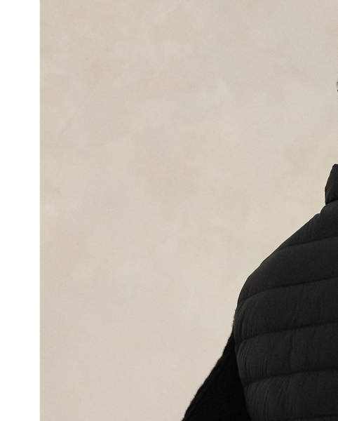 This gilet is crafted from a matte water-repellent fabric and insulated with 650-fill-power down. It also packs into its own pocket for on-the-go convenience.