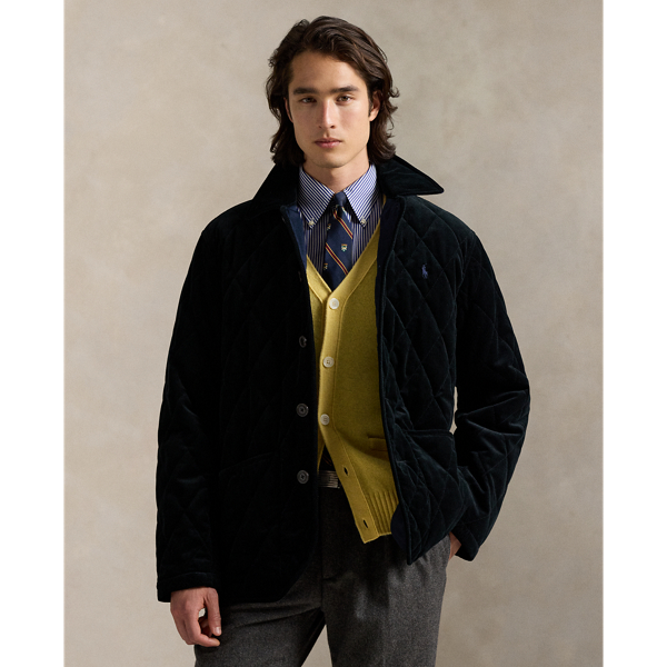 This coat will keep you warm in style thanks to fine-wale cotton corduroy coupled with down-alternative fill. Our signature embroidered Pony on the chest further enhances its iconic Polo flair.