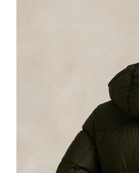 Made from water-repellent ripstop fabric, this jacket is insulated with 650-fill-power down and constructed with a detachable hood.