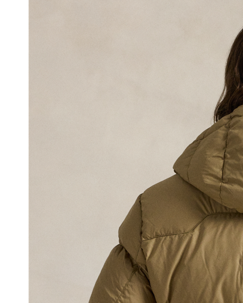 Made from water-repellent ripstop fabric, this jacket is insulated with 650-fill-power down and constructed with a detachable hood.