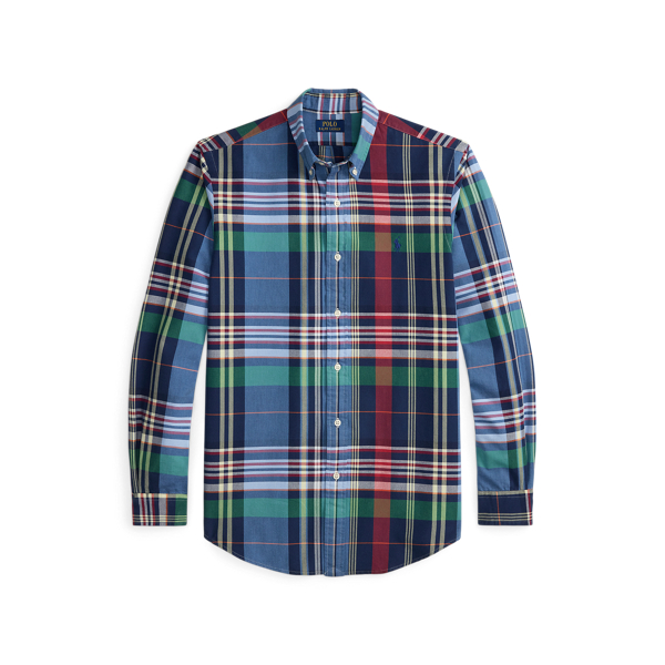 Chemise Oxford ajustée écossaise - Polo Ralph Lauren - Modalova