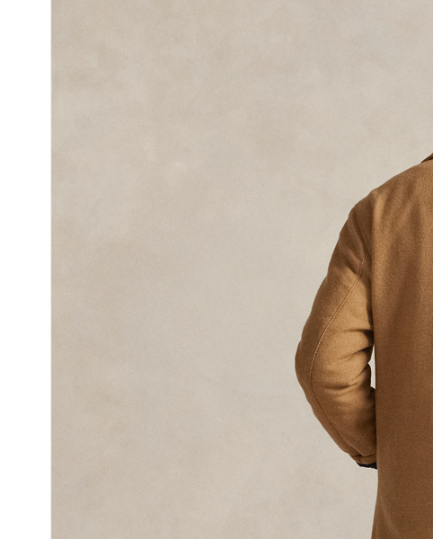 This walking coat is expertly crafted with an Italian wool twill fabric that was specially woven for Polo  Ralph Lauren Lauren. Perfect for chilly days, it is developed with quilted lining at the upper body and insulated with down-alternative fill.