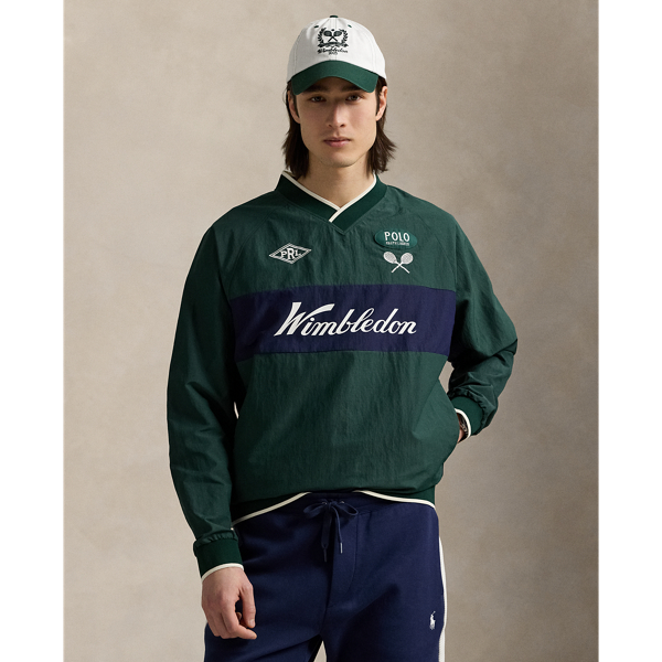 Part of our collection celebrating Wimbledon 2025, this layer features a "Polo  Ralph Lauren Lauren" patch, the tournament's logo and tennis-inspired embroidery. It is crafted from water-repellent ripstop and fully lined with breathable mesh for optimal ventilation.