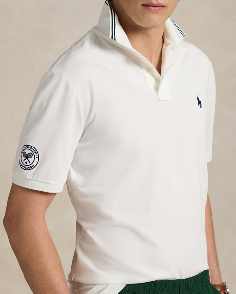 Part of our collection celebrating Wimbledon 2025, this Polo shirt features the tournament's official logo and our signature embroidered Pony. It is made from a comfortable stretch mesh fabric, which is developed with moisture-wicking properties.