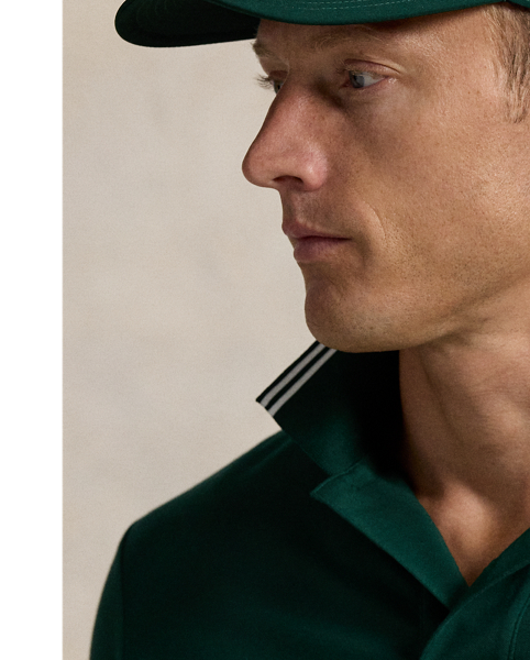 Part of our collection celebrating Wimbledon 2025, this Polo shirt features the tournament's official logo and our signature embroidered Pony. It is made from a comfortable stretch mesh fabric, which is developed with moisture-wicking properties.