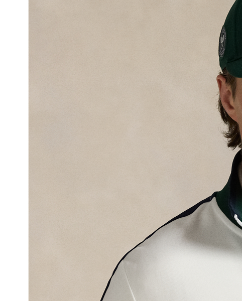 Part of our collection celebrating Wimbledon 2025, this unisex track jacket features a tennis-inspired "Polo  Ralph Lauren Lauren" crest and the tournament's logo intricately embroidered at the front. It is crafted from heavyweight tricot fabric and finished with sporty stripes at the sleeves.