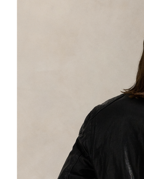 Popularised by European motorcyclists in the 1960s for its slim shape and tapered sleeves, the café racer is a sleek alternative to the traditional biker jacket. This vintage-inspired version is crafted from full-grain leather, which is washed to enhance its supple texture.