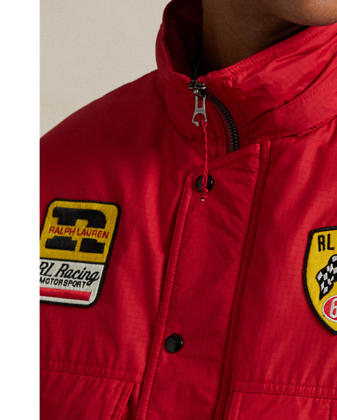 Part of the season's motorsport-inspired collection, this lightweight ripstop jacket gets a major dose of high-octane style with signature patches and embroidery. A special wash adds softness and a slightly weathered look.