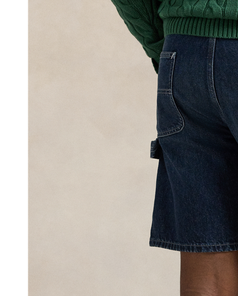 These shorts are crafted with cotton drill twill – a lightweight yet durable fabric that's defined by a pronounced diagonal weave. Inspired by classic workwear, they feature utilitarian pockets and railroad stitching at the back pockets. A special dye process creates a soft feel and an authentic timeworn look.