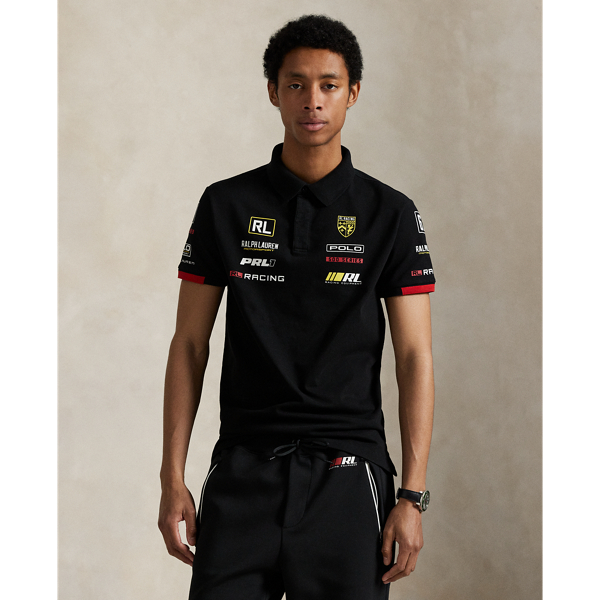 An American style standard since 1972, the Polo shirt has been imitated but never matched. Over the decades,  Ralph Lauren Lauren has reimagined his signature style in a wide array of colours and fits, yet all retain the quality and attention to detail of the iconic original. Part of the season's motorsport-inspired collection, this stretch mesh version pays homage to high-octane racing with signature graphics.