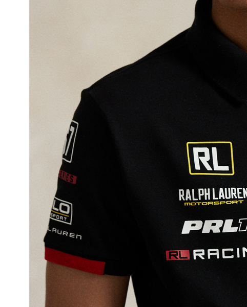 An American style standard since 1972, the Polo shirt has been imitated but never matched. Over the decades,  Ralph Lauren Lauren has reimagined his signature style in a wide array of colours and fits, yet all retain the quality and attention to detail of the iconic original. Part of the season's motorsport-inspired collection, this stretch mesh version pays homage to high-octane racing with signature graphics.