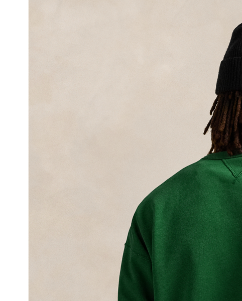 Part of the season's motorsport-inspired collection, this cotton-blend sweatshirt features a " Ralph Lauren's Garage" graphic, which originally debuted at the 2017 runway show held at Mr Lauren's personal garage in New York.