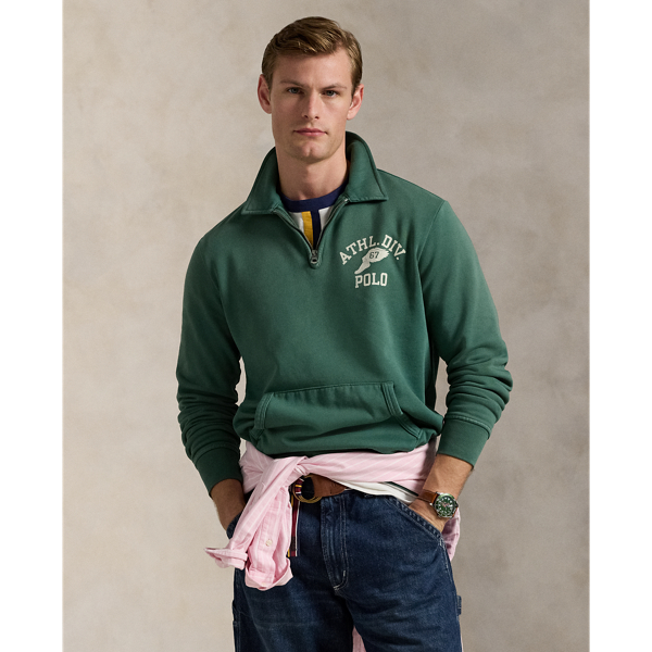 In a soft cotton blend, this vintage-inspired sweatshirt features a sporty print referencing our founding year on the chest.