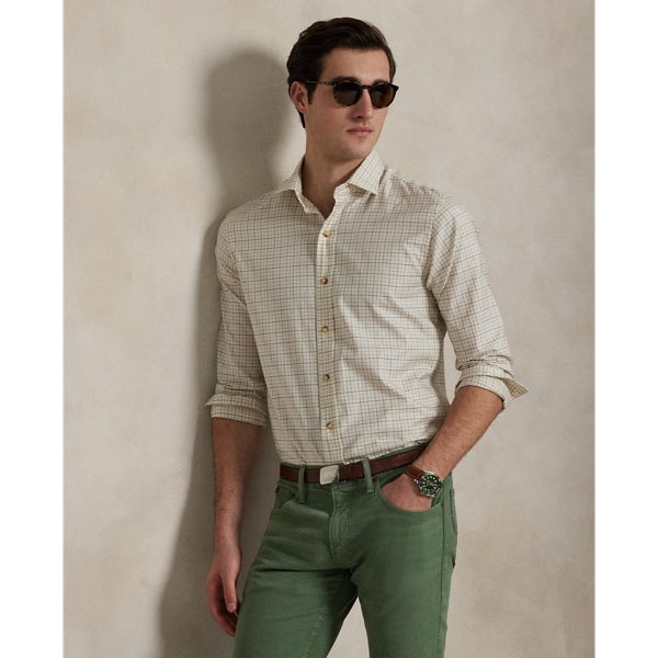 Crafted from 120s-quality, two-ply cotton, this plaid shirt exemplifies Polo Ralph Lauren Lauren’s commitment to time-honoured craftsmanship and enduring style.