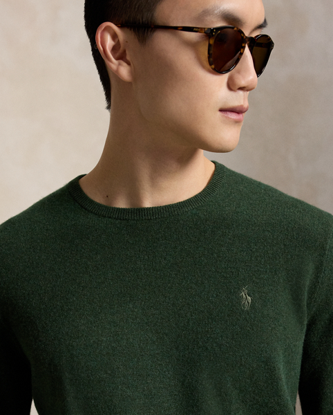 Maglia Girocollo in Lana Italiana - Ralph Lauren