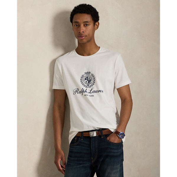 Made with soft cotton jersey, this crewneck T-shirt is printed with a "Polo  Ralph Lauren Lauren" crest and our signature Pony.
