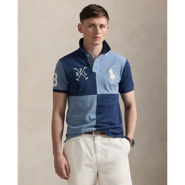 An American style standard since 1972, the Polo shirt has been imitated but never matched. Over the decades, Ralph Lauren Lauren has re-imagined his signature style in a wide array of colours and fits, yet all retain the quality and attention to detail of the iconic original. This version is made from our highly breathable cotton mesh and features a twill “3” patch, which is the number typically worn by a polo team’s strongest player.