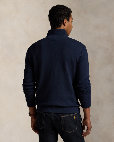 This cotton-blend pullover is made from a mesh-textured version of our double-knit fabric and finished with our signature Pony.