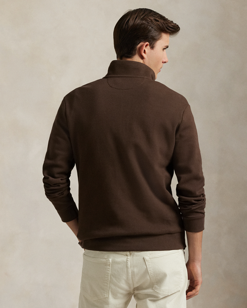 This cotton-blend pullover is made from a mesh-textured version of our double-knit fabric and finished with our signature Pony.