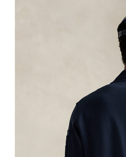 A sporty take on the classic bomber jacket, this version is cut from a smooth cotton-blend fabric and finished with our signature embroidered Pony.