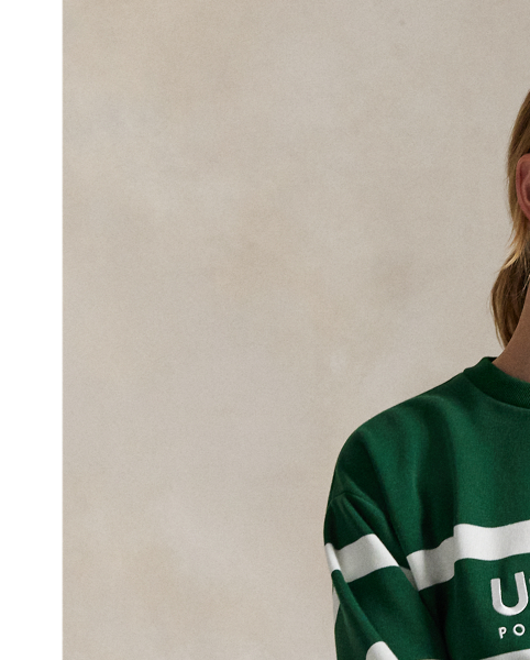 Celebrating  Ralph Lauren Lauren's 20th anniversary in partnership with the US Open, this unisex sweatshirt is part of our 2025 US Open Tennis Championships collection. It is crafted with a lightweight cotton blend and features intricate embroidery.