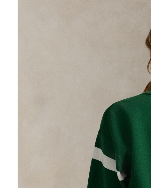 Celebrating  Ralph Lauren Lauren's 20th anniversary in partnership with the US Open, this unisex sweatshirt is part of our 2025 US Open Tennis Championships collection. It is crafted with a lightweight cotton blend and features intricate embroidery.