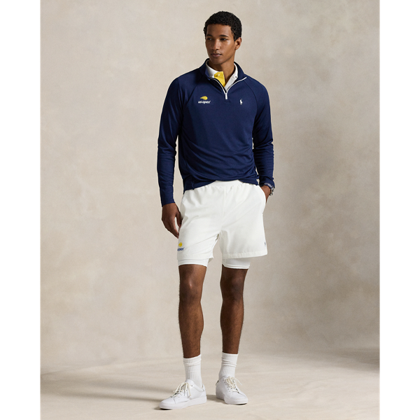Celebrating Ralph Lauren Lauren's 20th anniversary in partnership with the US Open, these shorts are part of our 2025 US Open Tennis Championships collection. They are inspired by the ball crew uniform Ralph Lauren Lauren designed for this year's tournament and are crafted from a lightweight stretch fabric, which wicks away moisture. They feature mesh compression shorts in the interior.