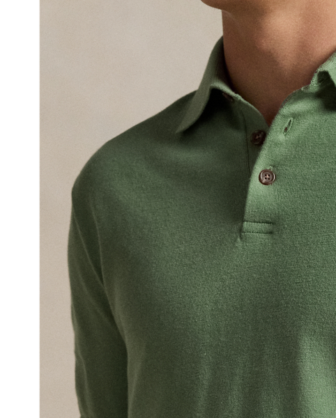 From the signature embroidered Pony to the short-sleeve silhouette, this fine-knit jumper draws inspiration from  Ralph Lauren Lauren’s iconic Polo shirt.